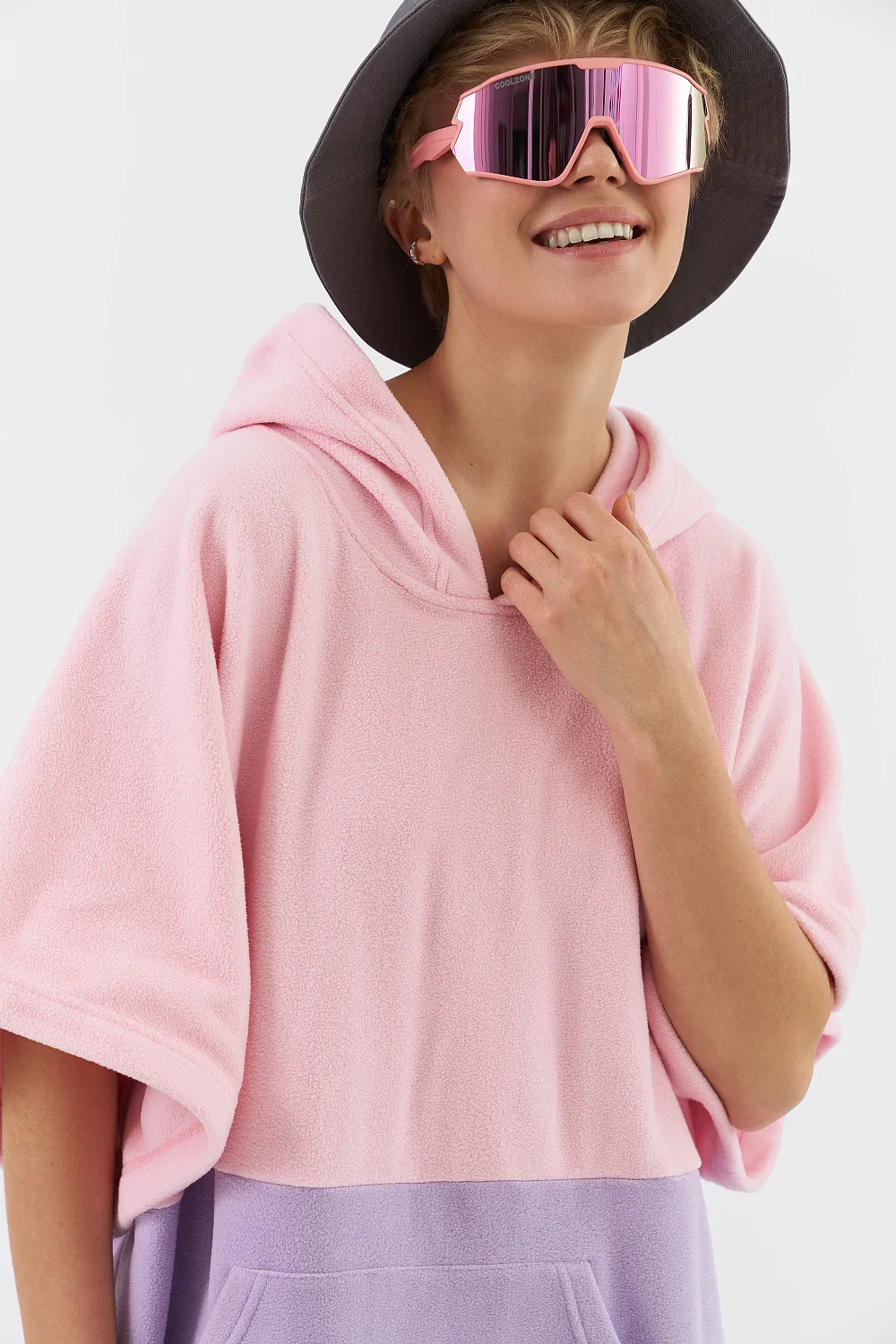 Пончо флисовое