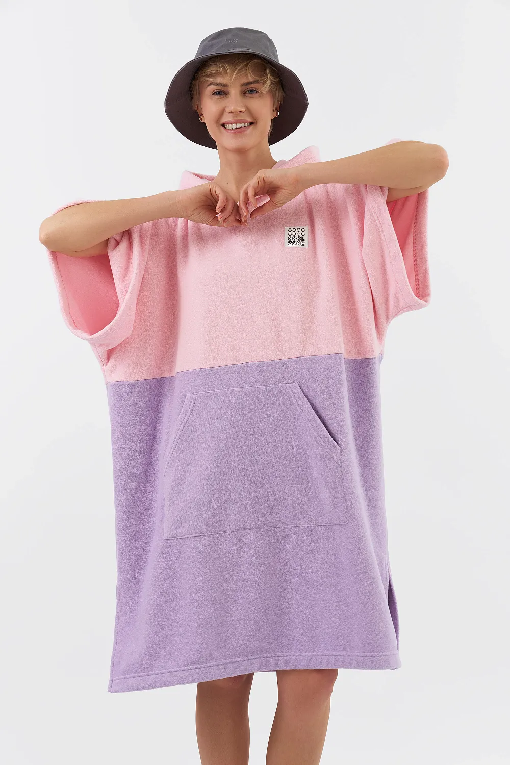 Пончо флисовое