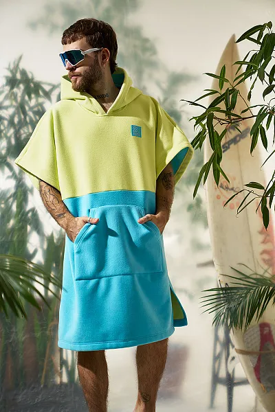 Пончо флисовое