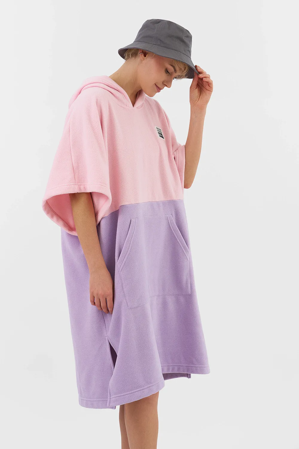 Пончо флисовое