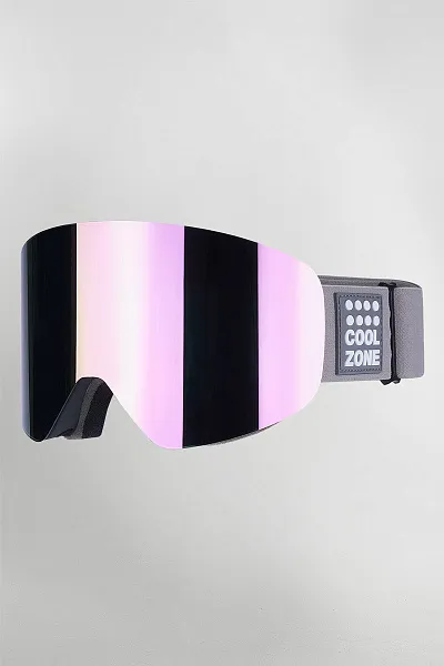 Маска розовая магнитная горнолыжная Cool Zone