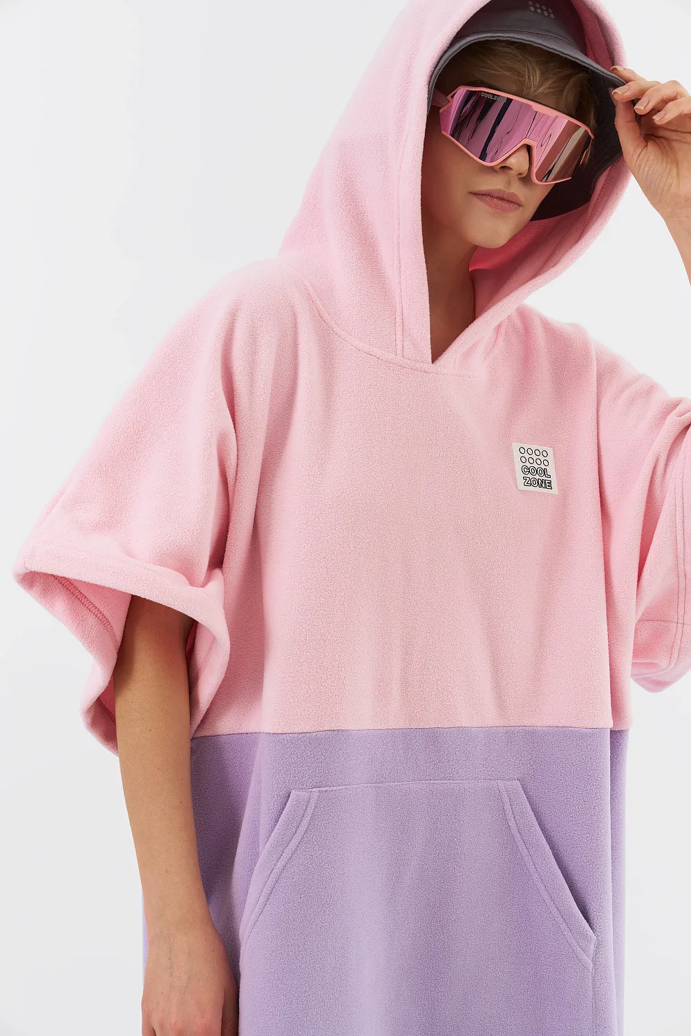 Пончо флисовое