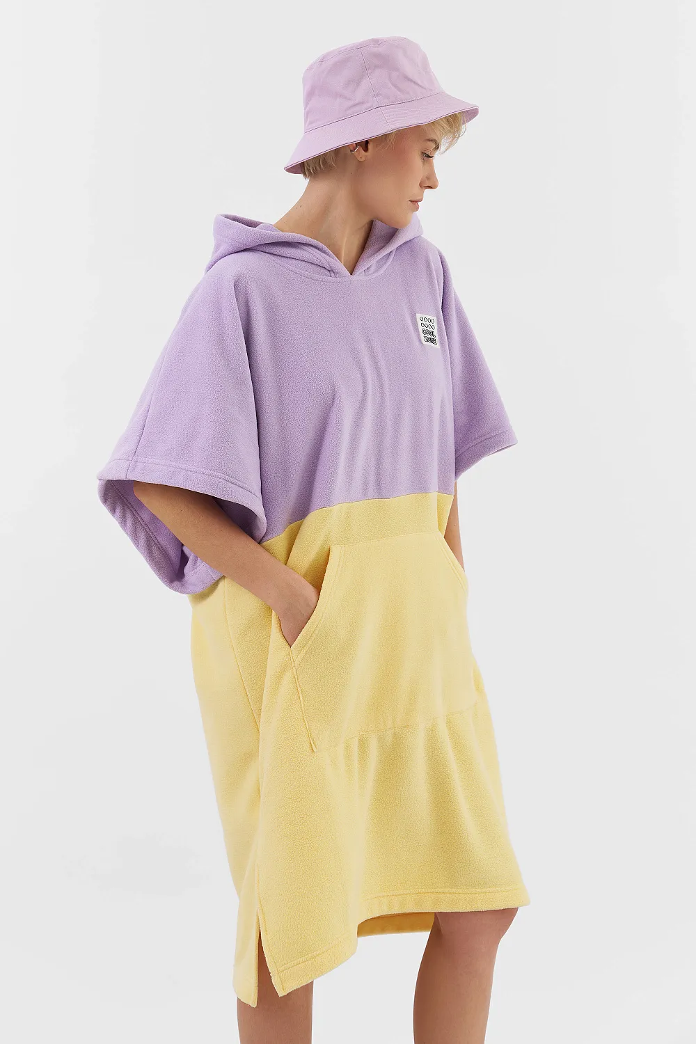 Пончо флисовое