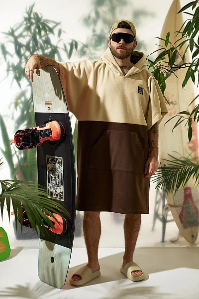 Пончо флисовое