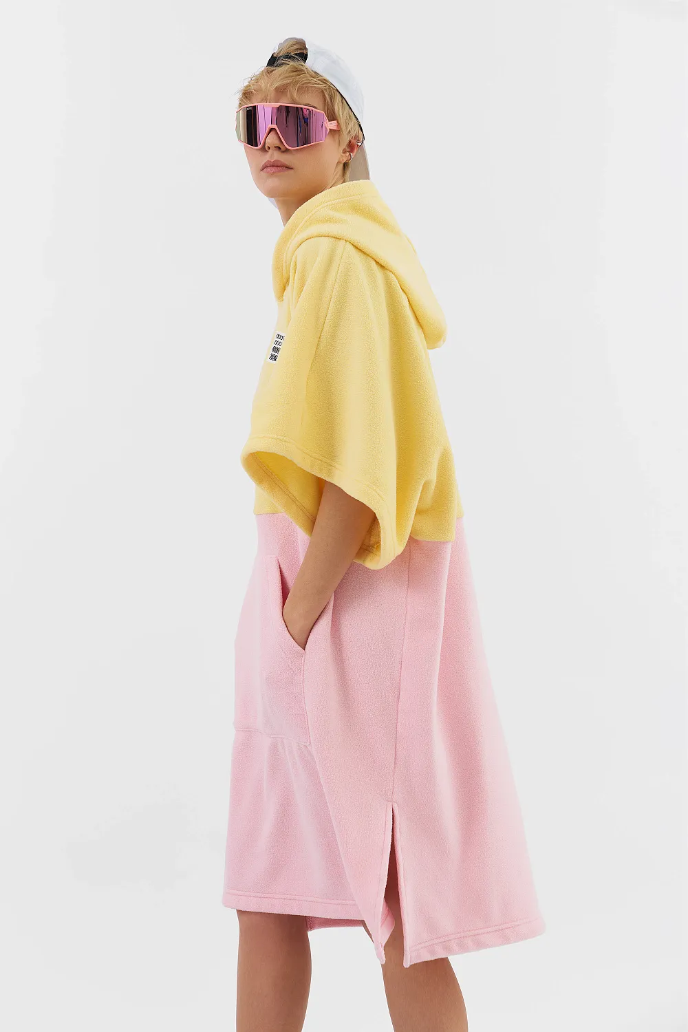 Пончо флисовое